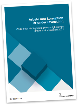 Arbete mot korruption är under utveckling